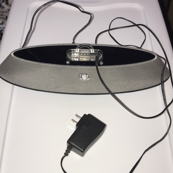 JBL Other - JBL phone speaker/charging dock silver and black iPhone 3